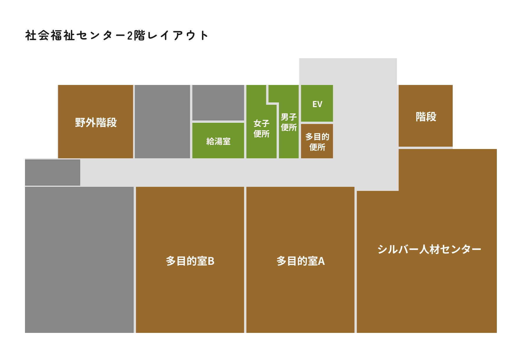 社会福祉センター2階レイアウト